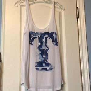 Texas Rangers Victoria Secret Pink Tank